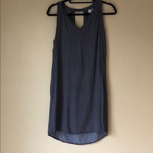 Black Patterned Shift Dress